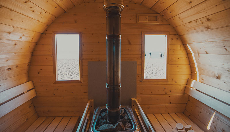 BRYA SAUNA AT THE BEACH
